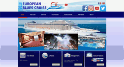 Desktop Screenshot of europeanbluescruise.com