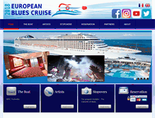 Tablet Screenshot of europeanbluescruise.com